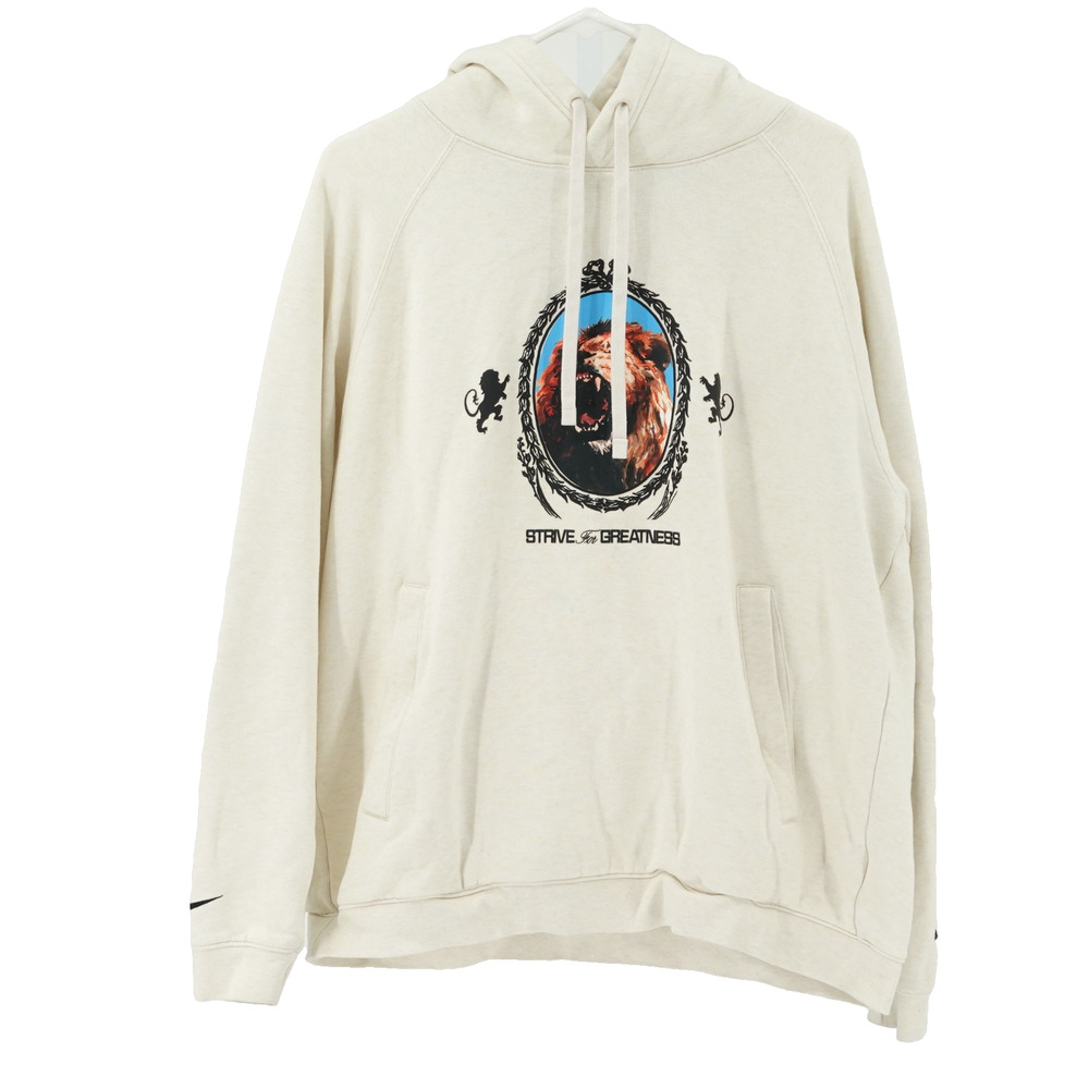 Nike Athletic Hoodie‎ SZ L Lebron James Strive for Greatness Lion Basketball